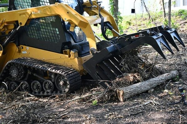 Best Skid Steer Grapples for Land Clearing and Brush Removal