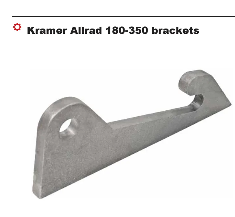 Steel Kramer Allrad 180-350 brackets mounting connection shown in catalog diagram